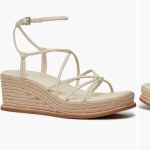 Paige Julia Wedge Sandal Bone 7.5